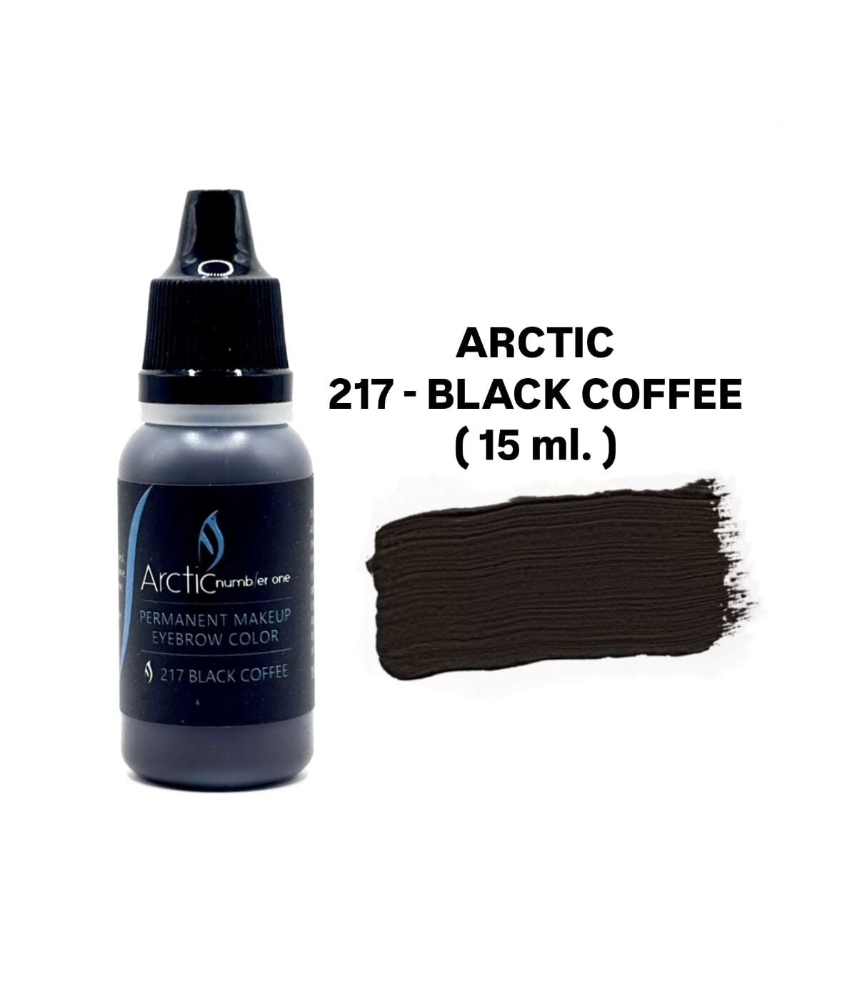 Arctic 217 Black Coffee Siyahımsı Kahverengi Kalıcı Makyaj Kaş Pigmenti 15 ml
