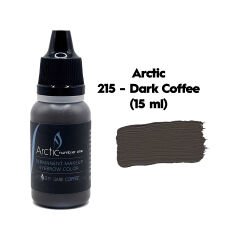 Arctic 215 Dark Coffee Koyu Kahverengi Kalıcı Makyaj Kaş Pigmenti 15 ml