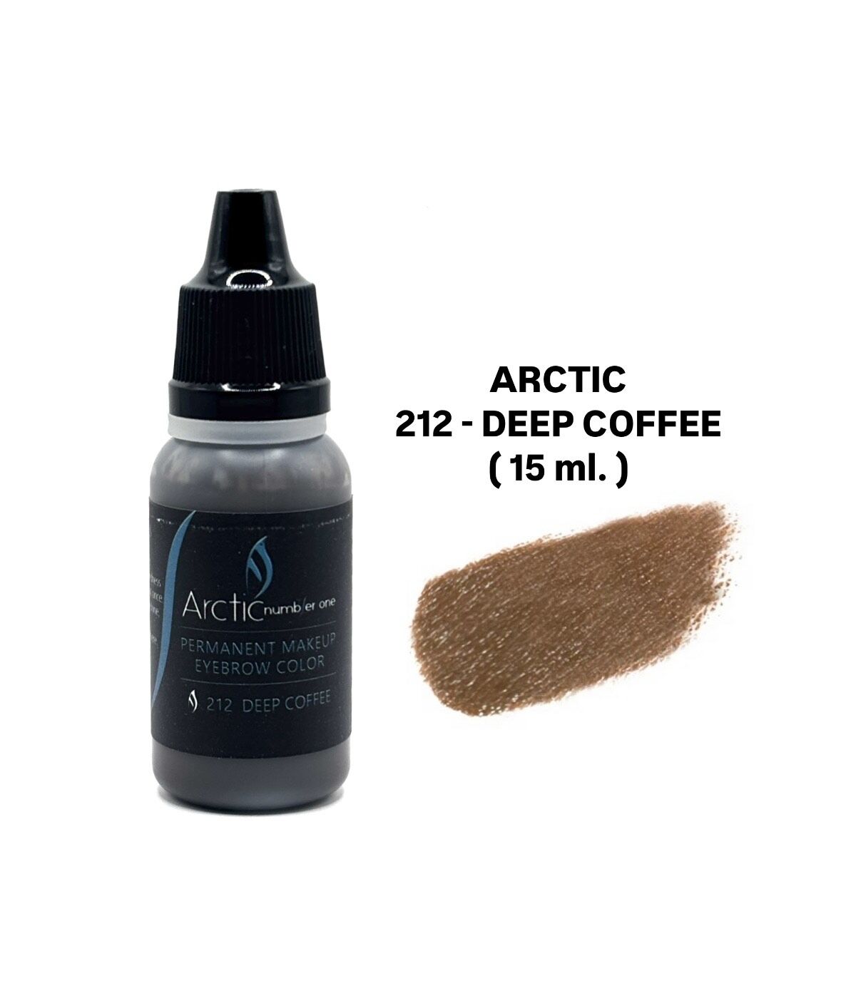 Arctic 212 Deep Coffee Derin Kahverengi Kalıcı Makyaj Kaş Pigmenti 15 ml