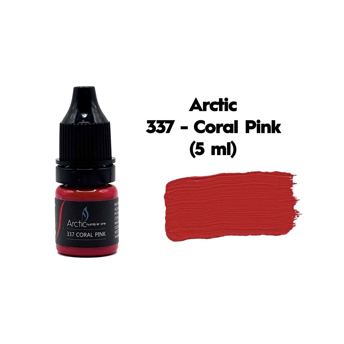 Arctic 337 Coral Pink Mercan Pembesi Kalıcı Makyaj Dudak Pigmenti 5 ml