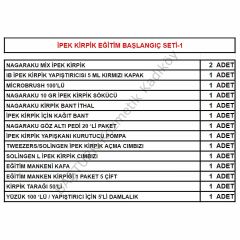 ADANİL İPEK KİRPİK EĞİTİM SETİ 1