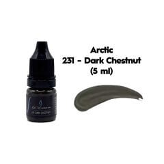 Arctic 231 Dark Chestnut Koyu Kestane Kalıcı Makyaj Kaş Pigmenti 5 ml