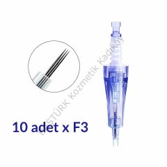 ADANİL DR PEN 3 PİN KALICI MAKYAJ İĞNESİ F3 10 ADET