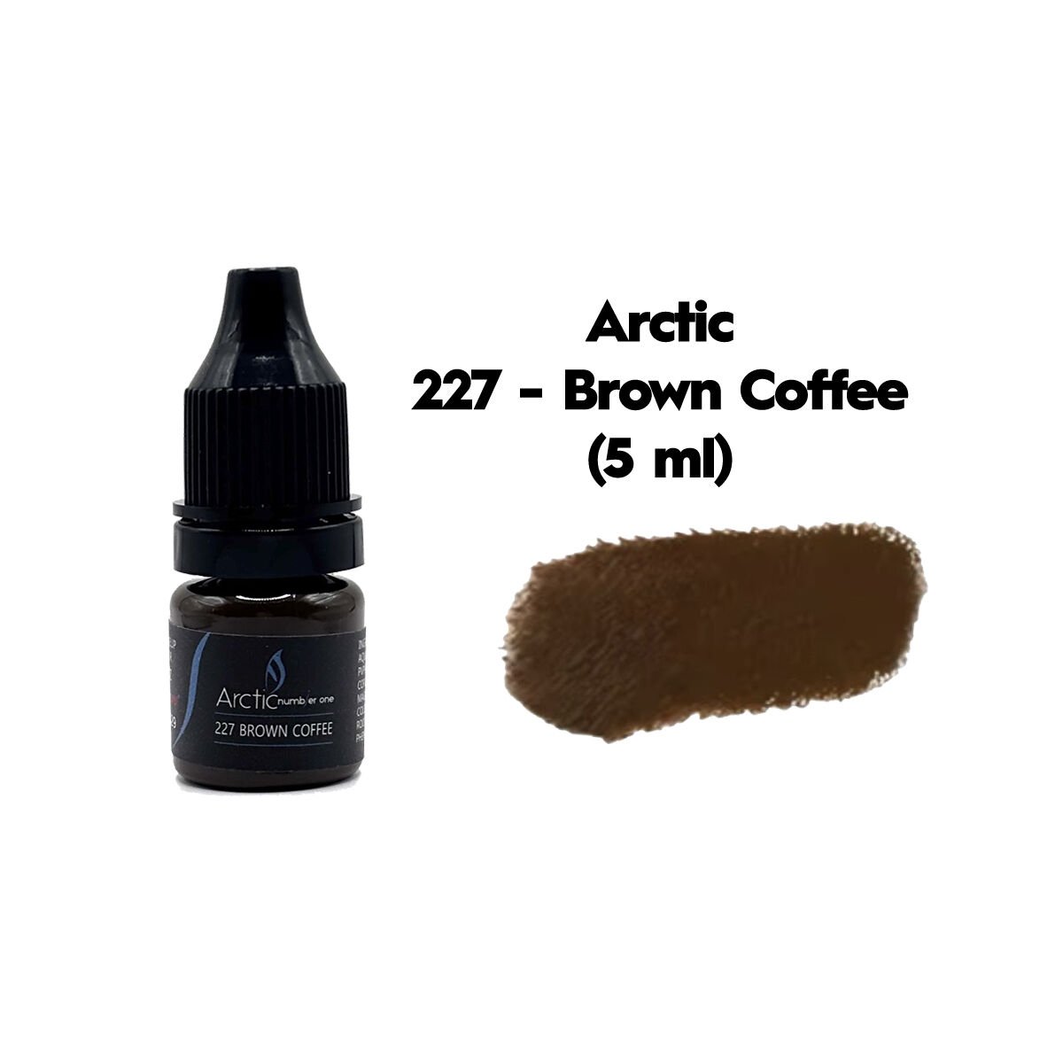 Arctic 227 Brown Coffee Kahverengi Kalıcı Makyaj Kaş Pigmenti 5 ml