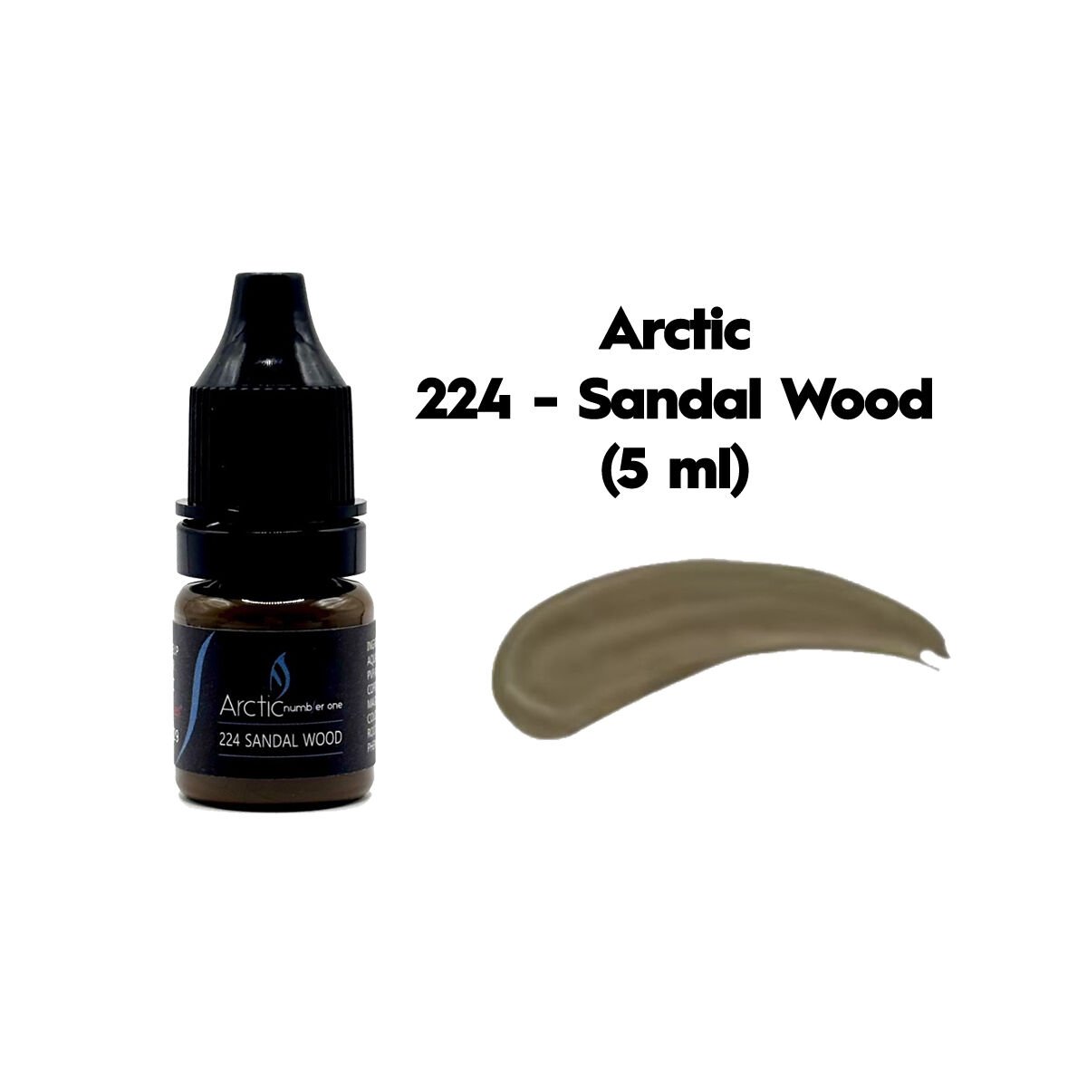 Arctic 224 Sandal Wood Sandal Ağacı Kalıcı Makyaj Kaş Pigmenti 5 ml