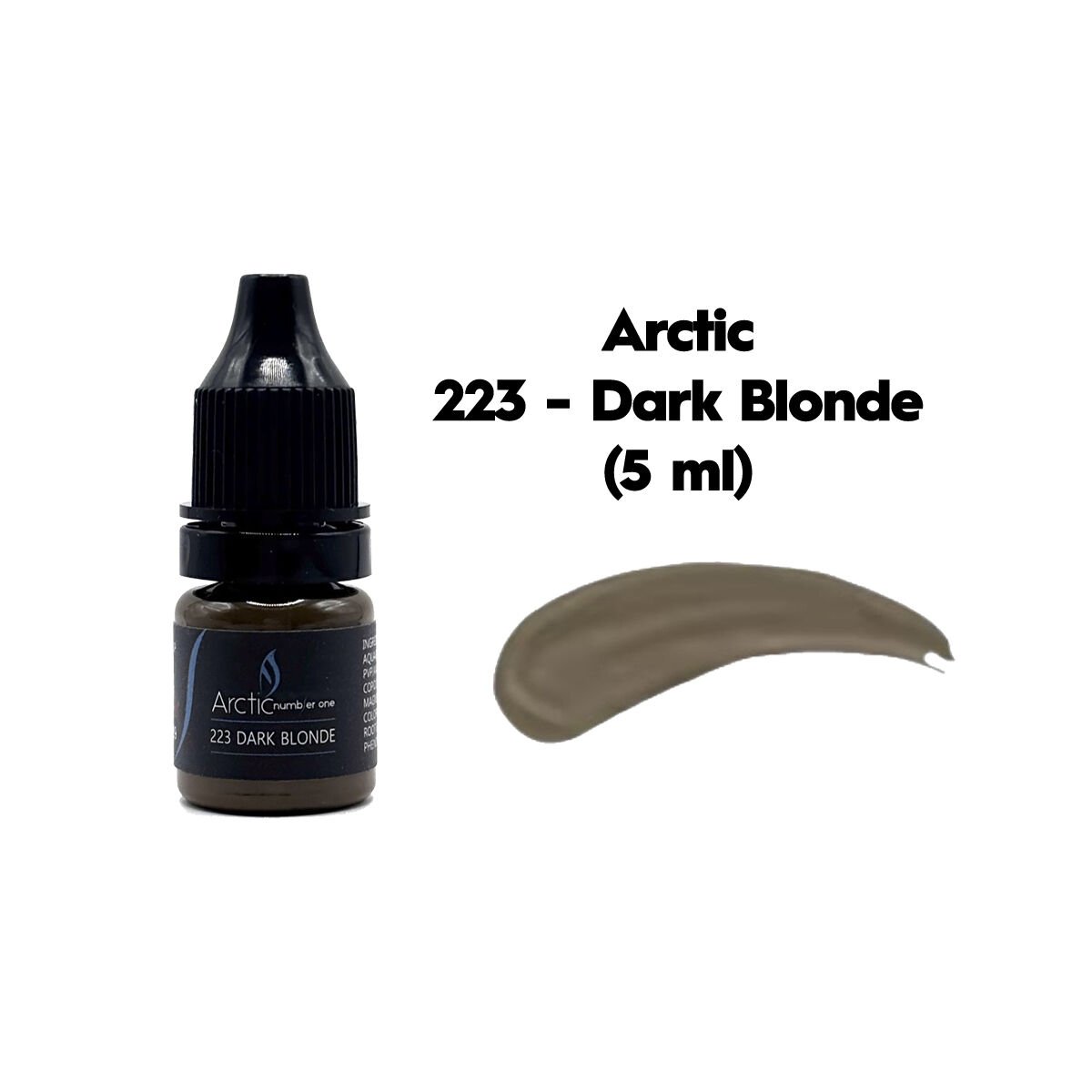 Arctic 223 Dark Blonde Koyu Sarışın Kalıcı Makyaj Kaş Pigmenti 5 ml