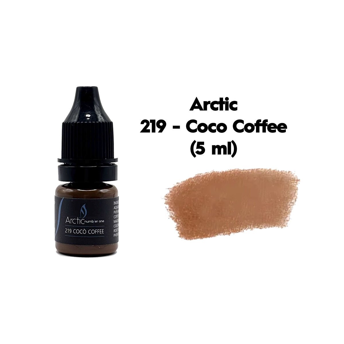 Arctic 219 Coco Coffee Kakao Kahverengi Kalıcı Makyaj Kaş Pigmenti 5 ml