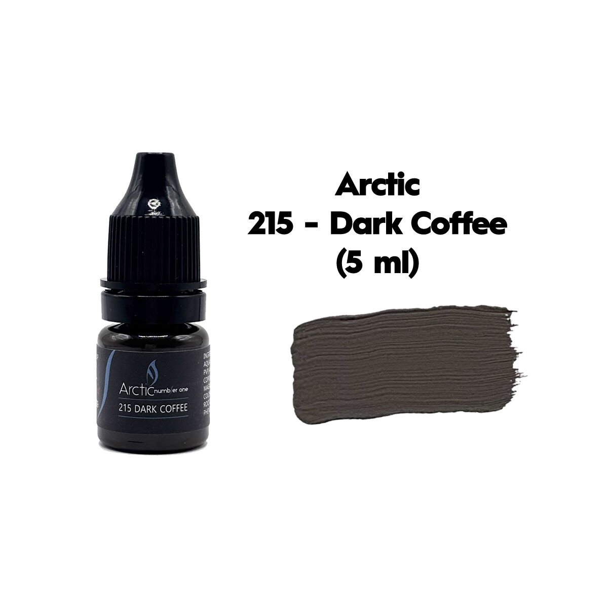 Arctic 215 Dark Coffee Koyu Kahverengi Kalıcı Makyaj Kaş Pigmenti 5 ml