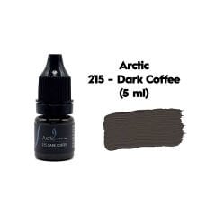 Arctic 215 Dark Coffee Koyu Kahverengi Kalıcı Makyaj Kaş Pigmenti 5 ml
