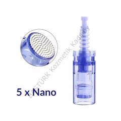 ADANİL DR. PEN NANO ROUND DERMAPEN İĞNESİ ORİJİNAL DERMAPEN İĞNE KARTUŞU SOKETLİ 5 ADET
