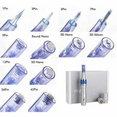 ADANİL DR. PEN NANO ROUND DERMAPEN İĞNESİ ORİJİNAL DERMAPEN İĞNE KARTUŞU SOKETLİ 5 ADET