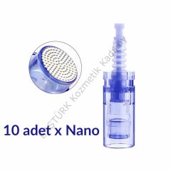 ADANİL DR. PEN NANO ROUND DERMAPEN İĞNESİ ORİJİNAL DERMAPEN İĞNE KARTUŞU SOKETLİ 10 ADET