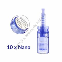 ADANİL DR. PEN NANO ROUND DERMAPEN İĞNESİ ORİJİNAL DERMAPEN İĞNE KARTUŞU SOKETLİ 10 ADET