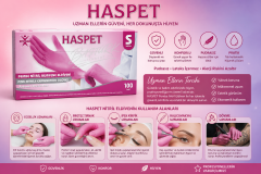 Pembe Nitril Eldiven Small 100'lü