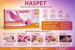 Pembe Nitril Eldiven Medium 100'lü