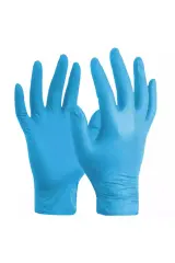 Mavi Nitril Eldiven Medium 100'lü