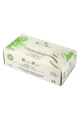 Beyaz Lateks Eldiven Medium 100'lü