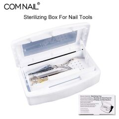 Çift Bölmeli Manikür Pedikür Aletleri Asansörlü Sterilizasyon Kutusu