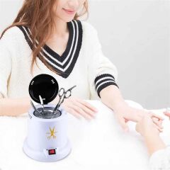 Adanil 100 W Tırnak Araçları Mini Sterilizatör Asansörlü Sıvı Sterilizasyon Kutusu ve Konsantre Alet Dezenfektanı