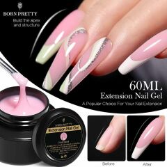 Born Pretty Nail Extension Gel Pembe 60 ml