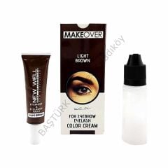 Adanil Makeover Açık Kahverengi Kaş Kirpik Boyası
