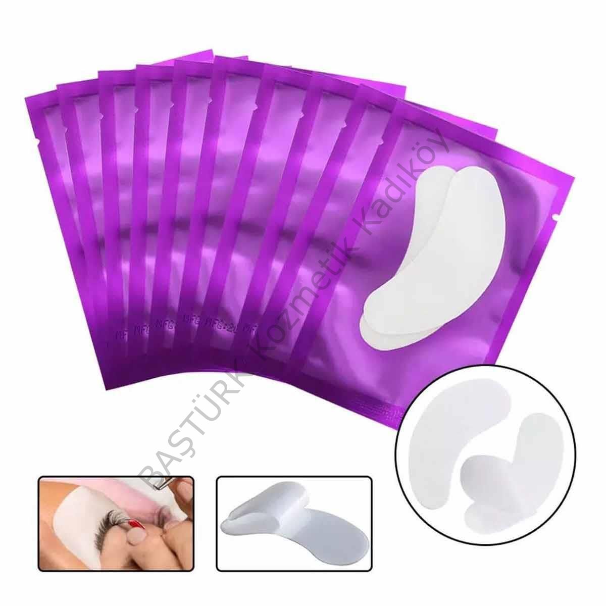 Adanil İpek Kirpik Göz Altı Ped - Kirpik Lifting Pedi - 20 PAKET