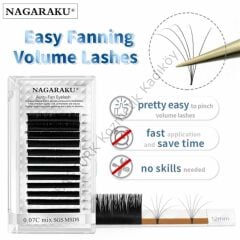 NAGARAKU ÇEK BIRAK İPEK KİRPİK 0.07 C KIVRIM