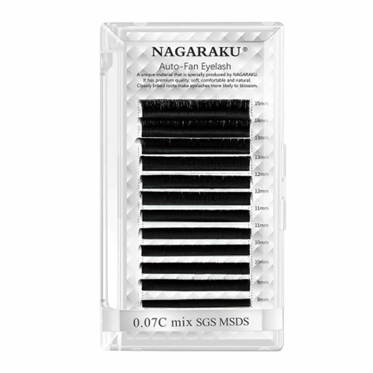 NAGARAKU ÇEK BIRAK İPEK KİRPİK 0.07 C KIVRIM