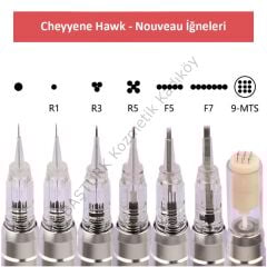 Adanil Cheyenne Hawk Nouveau 5-F Kalıcı Makyaj İğnesi 5 Pin 5 Adet