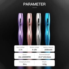 P20 Pembe Kalıcı Makyaj Cihazı Yedek Bataryalı Power Supply Kesintisiz İşlem