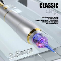 P40 Gümüş Kalıcı Makyaj Cihazı Bataryalı Power Supply Kesintisiz İşlem