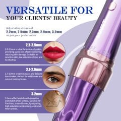 P60 Altın Kalıcı Makyaj Cihazı Bataryalı Power Supply Kesintisiz İşlem