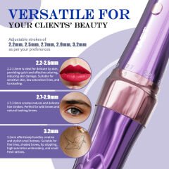 P60 Mor Kalıcı Makyaj Cihazı Bataryalı Power Supply Kesintisiz İşlem