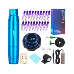P10 Kalıcı Makyaj Seti Açık Mavi Power Supply Cihaz Resimde Ki Orijinal Ürünler Gönderilir