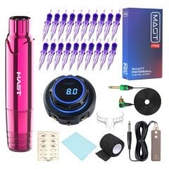 P10 Kalıcı Makyaj Seti Pembe Power Supply Cihaz Resimde Ki Orijinal Ürünler Gönderilir