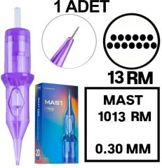 MAST PRO KALICI MAKYAJ VE DÖVME KARTUŞ İĞNE 1 ADET 1013M-1 0.30 KALINLIK MAGNUM DOLDURMA