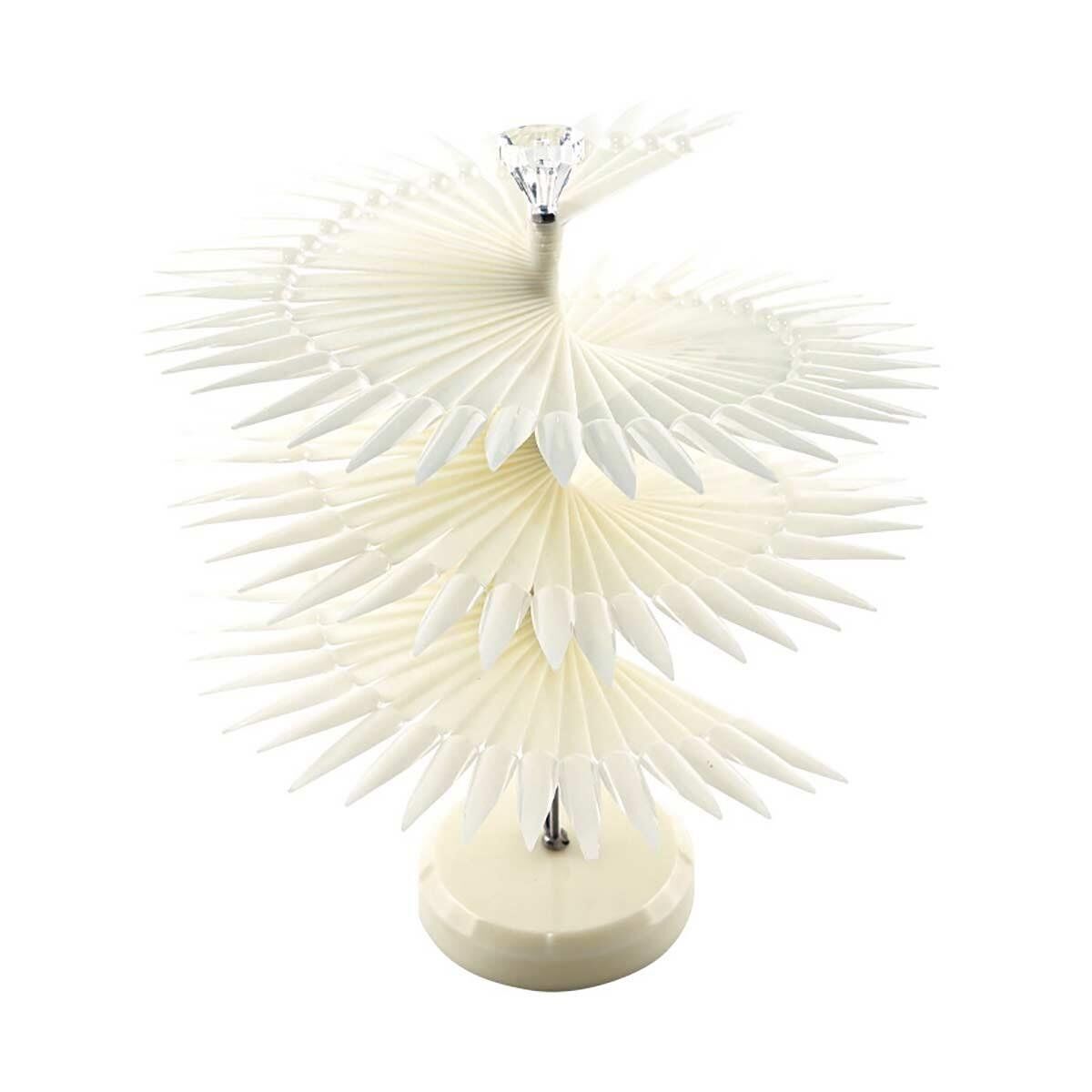 Kalıcı Oje Stant 120 Adet Elmas Başlıklı Döner Büyük Kalıcı Oje Renk Sergileme Standı Kemik