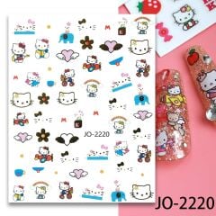 Adanil Fil Bisiklet Uçak Hello Kitty Sticker J0-2220