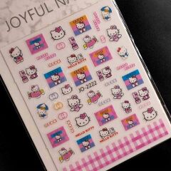 Adanil Uçak Marka Desen Hello Kitty Sticker J0-2222