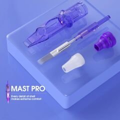 MAST PRO KALICI MAKYAJ VE DÖVME KARTUŞ İĞNE 10 ADET 1015M-1 0.30 KALINLIK MAGNUM DOLDURMA
