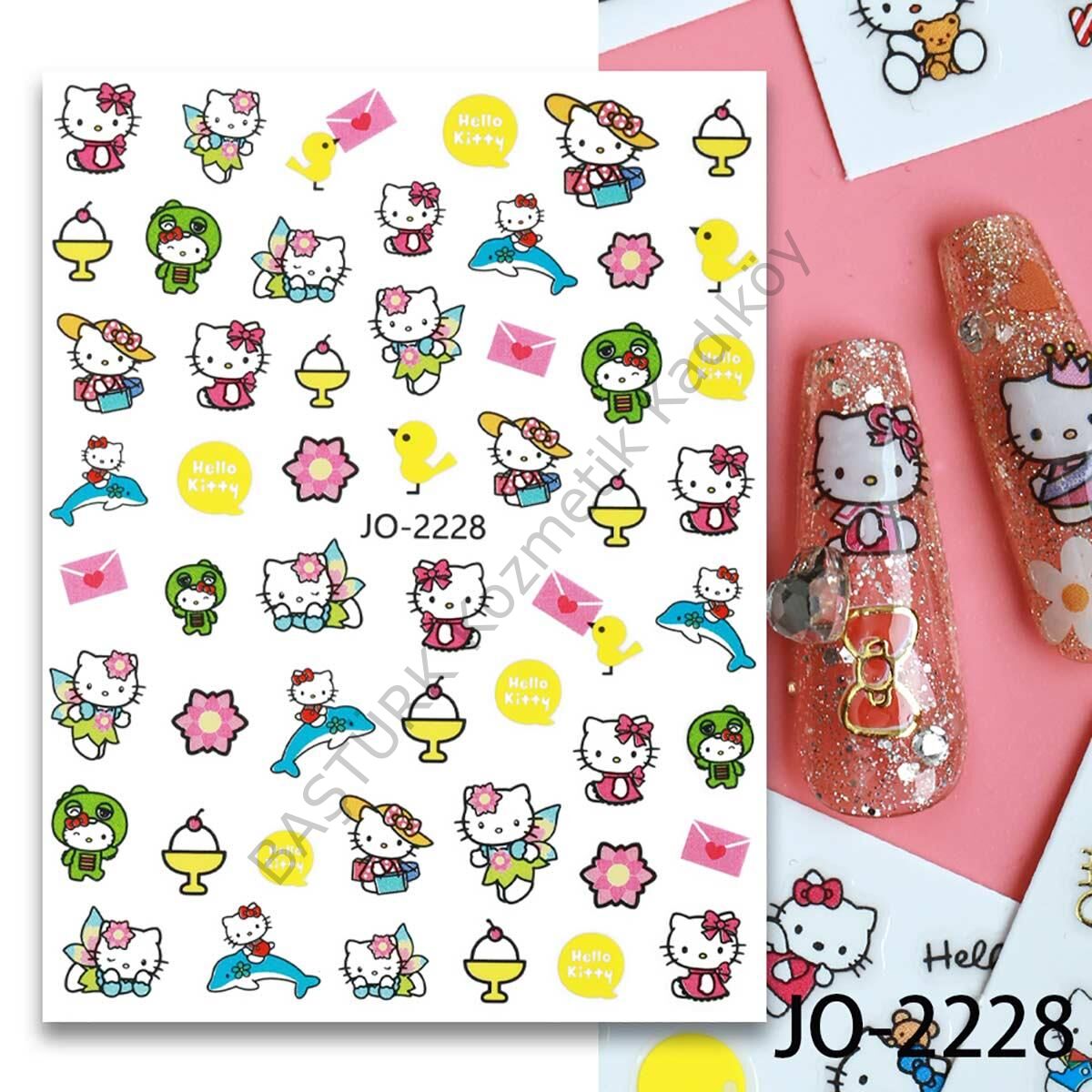 Adanil Yunus Kıyafet Dondurma Hello Kitty Sticker J0-2228