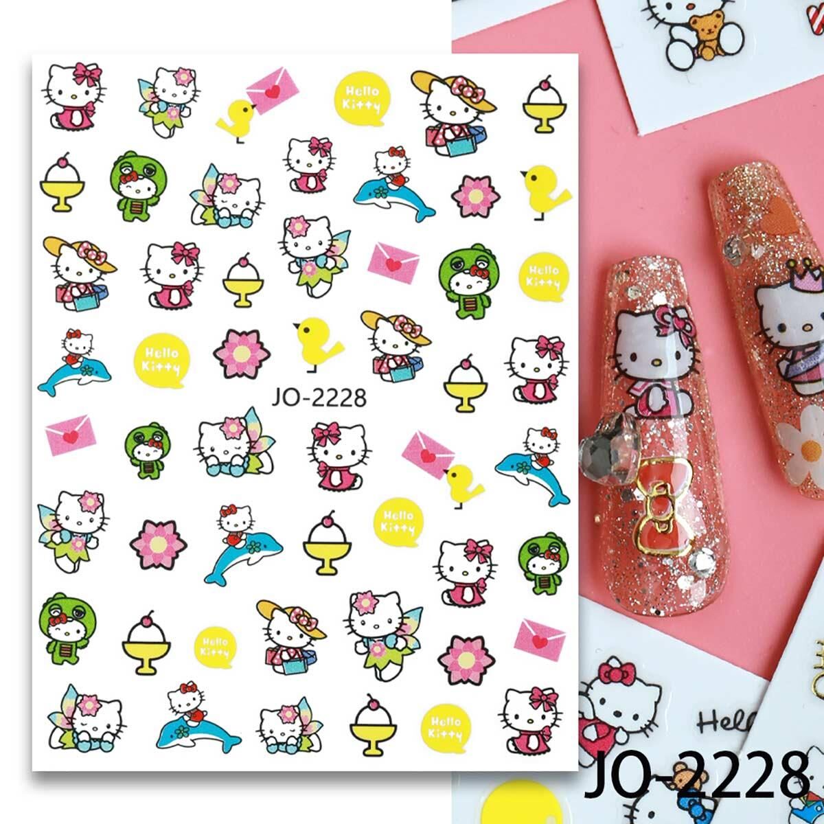 Adanil Yunus Kıyafet Dondurma Hello Kitty Sticker J0-2228
