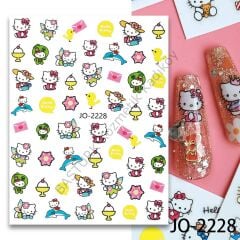 Adanil Yunus Kıyafet Dondurma Hello Kitty Sticker J0-2228