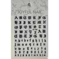 Adanil Alfabe ve Rakamlar Sticker J0-726