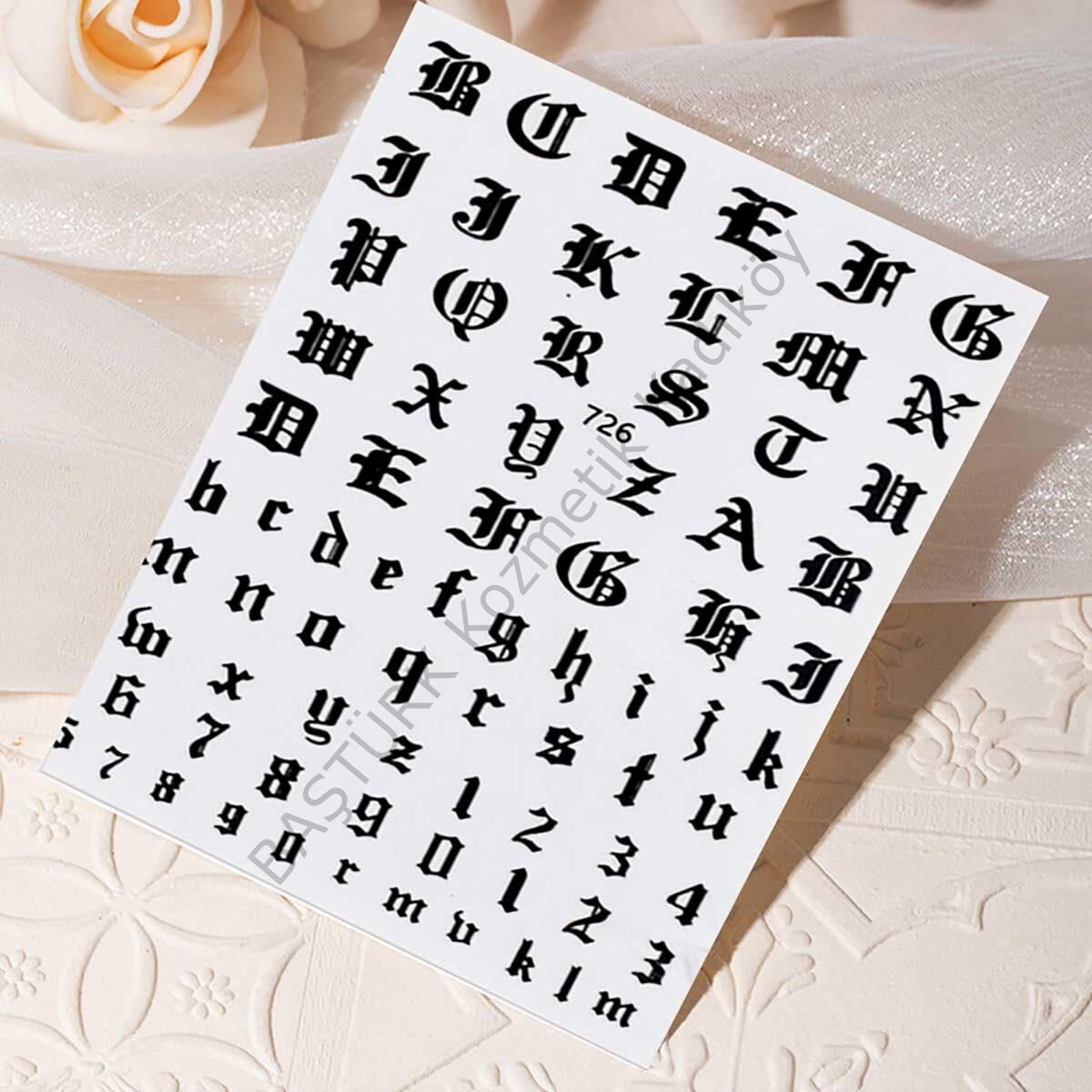 Adanil Alfabe ve Rakamlar Sticker J0-726