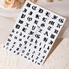 Adanil Alfabe ve Rakamlar Sticker J0-726