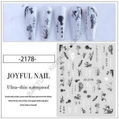 Adanil Ağaç Karga Japonca Yazılı Sticker J0-2178