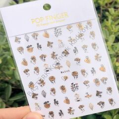 Adanil Çiçek Kadın Sanat Sticker Me045