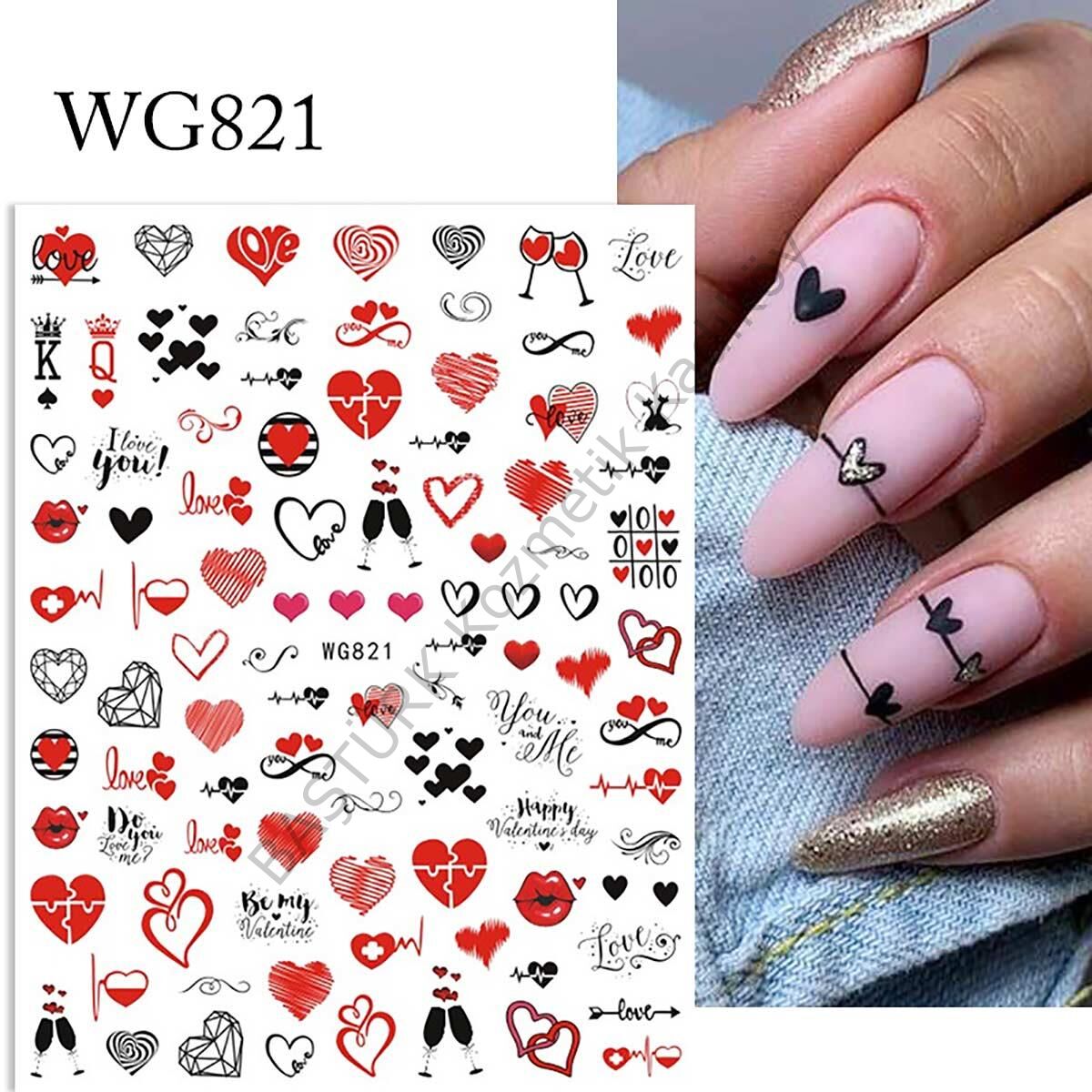 Adanil Kadeh Kalp Sonsuzluk Sticker WG821