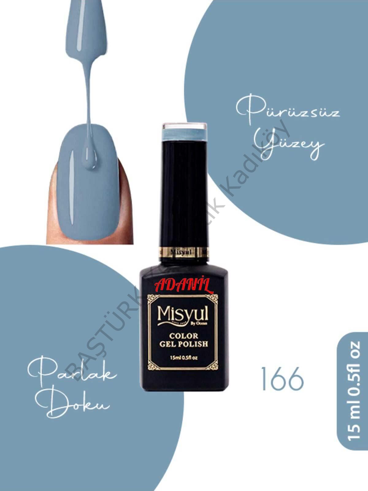 Adanil 15 ml Misyul Profesyonel Kalıcı Oje Mis-166